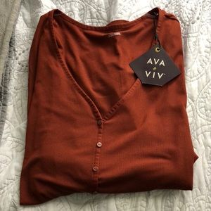 Long sleeve flowy top